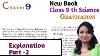 Gravitation Class 9 th Science Chapter 9 Explanation [upl. by Aehtorod238]