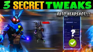 Best Secret TWEAKS For Free Fire PC Auto Headshot No Recoil  Bluestacks 5  Msi 5 [upl. by Crescentia354]