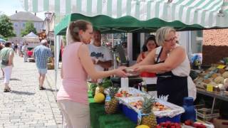 Bauernmarkt in Eschenbach [upl. by Htenek]