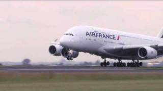 Air France  Premier A380 en Afrique du Sud [upl. by Caves]