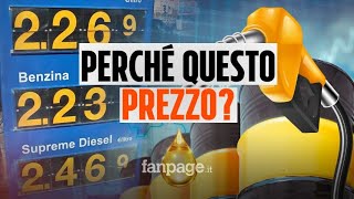 Prezzo della benzina da che fattori dipende e cosa sono le accise e lIVA [upl. by Nedrob]