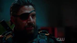 Arrow Season 6 Episode 5 Deathstroke Fight Scene [upl. by Hekker]