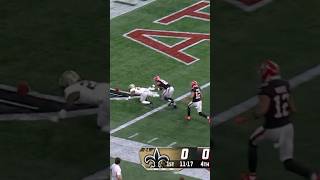 ⁠NFL ​⁠AtlantaFalcons punt touchdown KhaDarel Hodge vs saints riseup specialteams [upl. by Merriman]