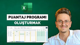 Excelde Puantaj Programı Oluşturmak  Personel İzin ve Maaş Takip [upl. by Bradski]