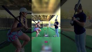 Pro Softball Tips and Techniques hittingdrills batting softball baseball proathlete drills [upl. by Ahseikal]