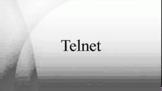 Telnet [upl. by Akiehs]