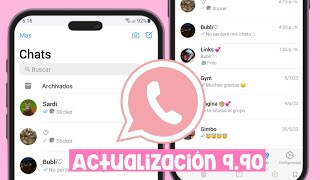 🧸ACTUALIZACION de WHATSAPP ESTILO IPHONE 🌈 ANTIBANEO 990 [upl. by Emelda229]