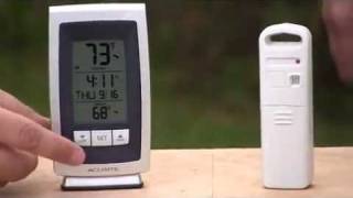 AcuRite Indoor  Outdoor Thermometer 00754 [upl. by Ninaj]