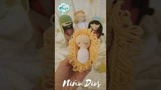 Trailer Niño Dios para Nacimiento Tejido a Crochet  Tutorial Amigurumi paso a paso [upl. by Sobmalarah]