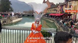 🔴🎥LE MAGNIFIQUE CARNAVAL Vénitien DANNECY [upl. by Ettelimay]