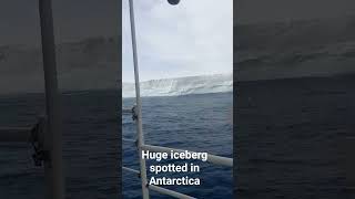 AntarcticaIceberg spotted antarctica iceberg ice icebergs icebergexplained [upl. by Keryt]