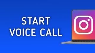 How To Start A Voice Call On Instagram On PC New Update [upl. by Annitsirhc]