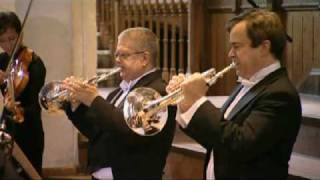 1st Brandenburg Concerto  J S Bach St  Thomas Church Leipzig [upl. by Leventis]