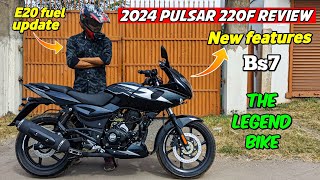 2024 Pulsar 220f OBD2 E20 Detailed Ride Review  The Legend Bike Of India 🔥 [upl. by Dnalyag526]