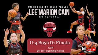 U14 Boys Div1 Finals Bulls vs Community Y 415 pm LeeMarion Cain Invitational [upl. by Inalaehon]