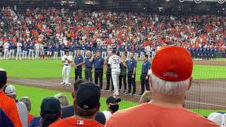 ALCS Game 1 Astros Player Introductions [upl. by Sirref437]