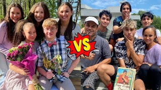 Dobre Brothers VS Haschak Sisters Real Name and Ages 2024 [upl. by Annoj]