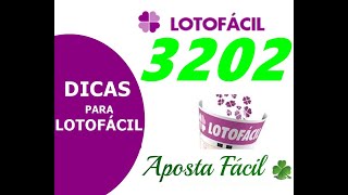 DICAS LOTOFACIL 3202 [upl. by Atsilac]