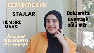 Hemşirelik hakkında her şey 🤓Maaşlar💸Önlisans bölümleriCerrahpaşa hakkında merak edilenler 💁 [upl. by Shimberg994]