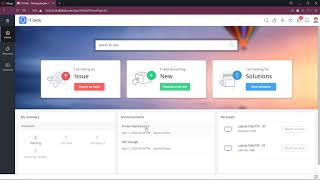 ManageEngine ServiceDesk Plus Cloud Self Service portal [upl. by Eneloc]