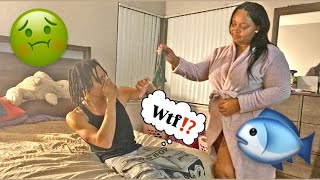 I SMELL LIKE FISH PRANK ON BOYFRIEND REVENGE PRANK 🤢🤭  Hilarious [upl. by Horatio]