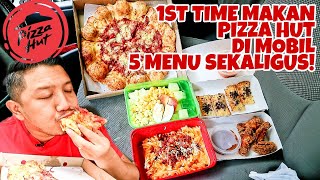 UDAH LAMA GA MAKAN PIZZA HUT MUKBANG 5 MENU PIZZA HUT [upl. by Jalbert]