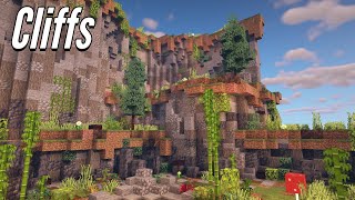 How to Terraform Cliffs in Minecraft [upl. by Nosyd344]