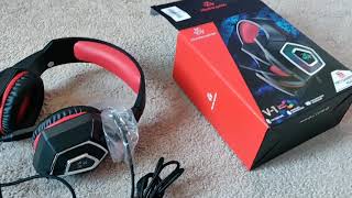 Unboxing  Hunterspider  Gaming HeadSet  Link In Description [upl. by Sumahs]