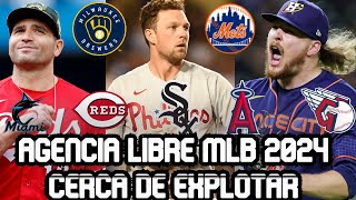 ÚLTIMAS FIRMAS DE LA AGENCIA LIBRE MLB 2024  HOSKINS BREWERS MOORE ANGELS NOTCIAS Y RUMORES MLB [upl. by Anilegnave]