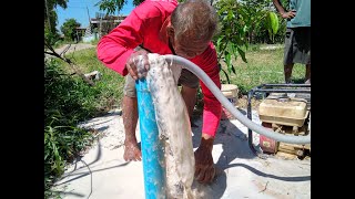 Drilling borewell by hand is easyThe easy way to get water [upl. by Elwood104]