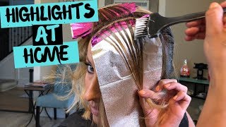 Highlight Your Hair Like a Professional Stylist at Home  How to Highlight Your Hair Tutorial [upl. by Alitha]