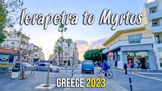 Driving from Ierapetra to Myrtos Crete Greece 2023 [upl. by Eelyah]