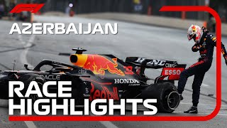 Race Highlights  2021 Azerbaijan Grand Prix [upl. by Thaddaus]