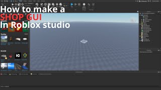 How to make a shop gui in roblox studio [upl. by Daveda]