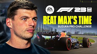 F1® 23  Take on Max Verstappen’s Lap Time at Suzuka  Pro Challenge [upl. by Azial]