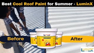 Sitework  LuminX Cool Roof Paint coolroofpaint coolroof summer solarreflectivepaint [upl. by Luahs]