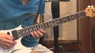 Mr Crowley 2nd Guitar Solo Tutorial  Part 4 [upl. by Nylcoj]