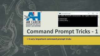 4 Command Prompt Tricks  1 [upl. by Mcevoy]