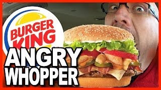 Burger King ANGRY WHOPPER Review  Time to burn your face off [upl. by Vas]