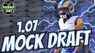 NFL Fantasy Football 2024 12Team Mock Draft 107 [upl. by Olinde]