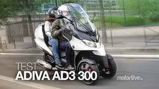 TEST  ADIVA AD3 300 La Diva des 3 roues [upl. by Burlie]