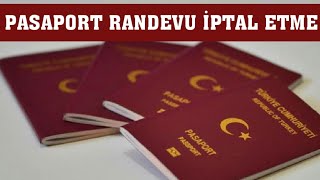 Pasaport Randevusu İptali Nasıl Yapılır [upl. by Fred]