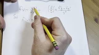 Calculus How To Use The Quotient Rule For Derivatives [upl. by Dyche]