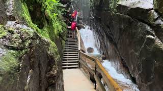 Flume Gorge Franconia Notch State Park New Hampshire USA [upl. by Reagen300]