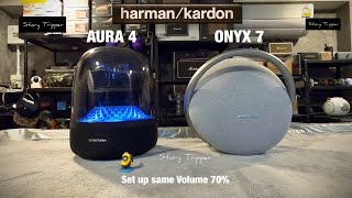 Harman Kardon Aura 4 vs Harman Kardon Onyx 7 [upl. by Linad]