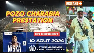 POZO CHARABIA Performance CONCERT NISKA STADE MASSAMBA DEBAT BRAZZAVILLE [upl. by Opiak826]