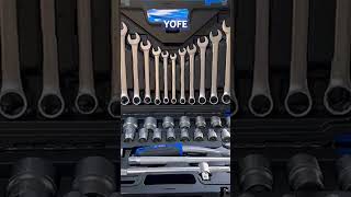 YOFE 38 Pcs Sockets and Wrenches Set [upl. by Anide]