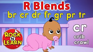 Beginning Consonant Blends with R  Learn to Read br cr dr fr gr pr tr  Rock ’N Learn [upl. by Valora318]