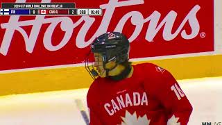 2024 HC World U17 Challenge Highlights  Canada Red vs Finland [upl. by Armmat]