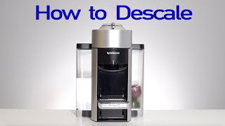 How to Descale Nespresso Machine [upl. by Cowden]